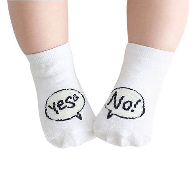 Baby sock letter Cute Infant Socks Newborn Cotton Boys Girls Toddler Anti-slip Socks drop shipping