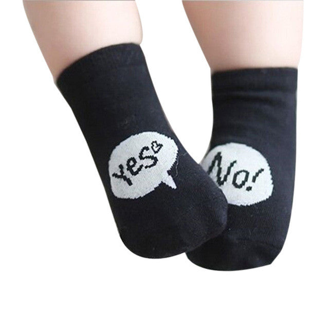 Baby sock letter Cute Infant Socks Newborn Cotton Boys Girls Toddler Anti-slip Socks drop shipping