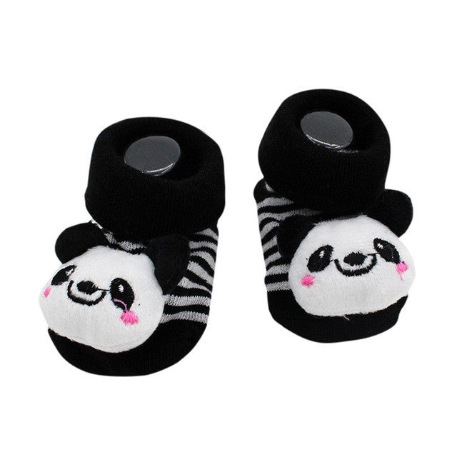 Baby socks Cartoon Newborn Baby Girls Boys Anti-Slip Socks Slipper Shoes Boots Kids sock