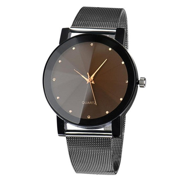 Stianless Steel Watch Men Crystal Quartz-Watch Men Business Style Clock Male Watch Men Wristwatch Relogio Masculino