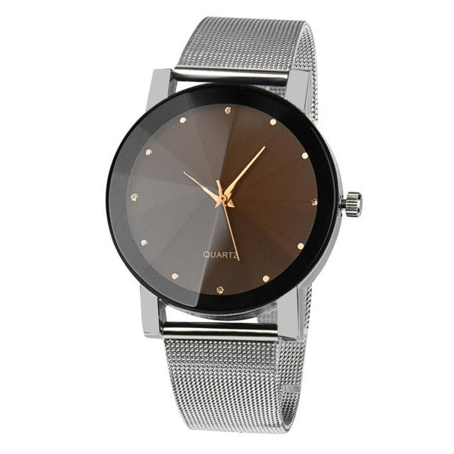 Stianless Steel Watch Men Crystal Quartz-Watch Men Business Style Clock Male Watch Men Wristwatch Relogio Masculino