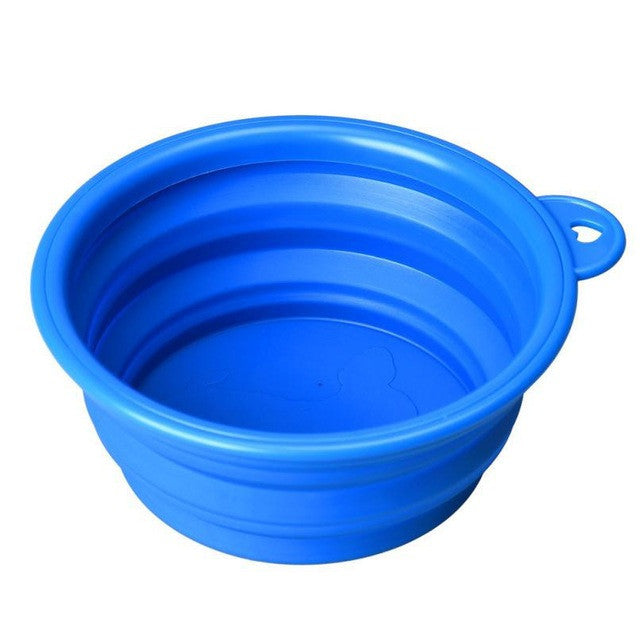 Super Deal dog bowl,Dog Cat Pet Travel Bowl Silicone Collapsible Feeding Water Dish Feeder portable water bowl pet