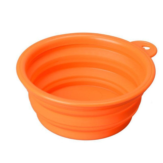 Super Deal dog bowl,Dog Cat Pet Travel Bowl Silicone Collapsible Feeding Water Dish Feeder portable water bowl pet