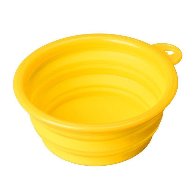 Super Deal dog bowl,Dog Cat Pet Travel Bowl Silicone Collapsible Feeding Water Dish Feeder portable water bowl pet