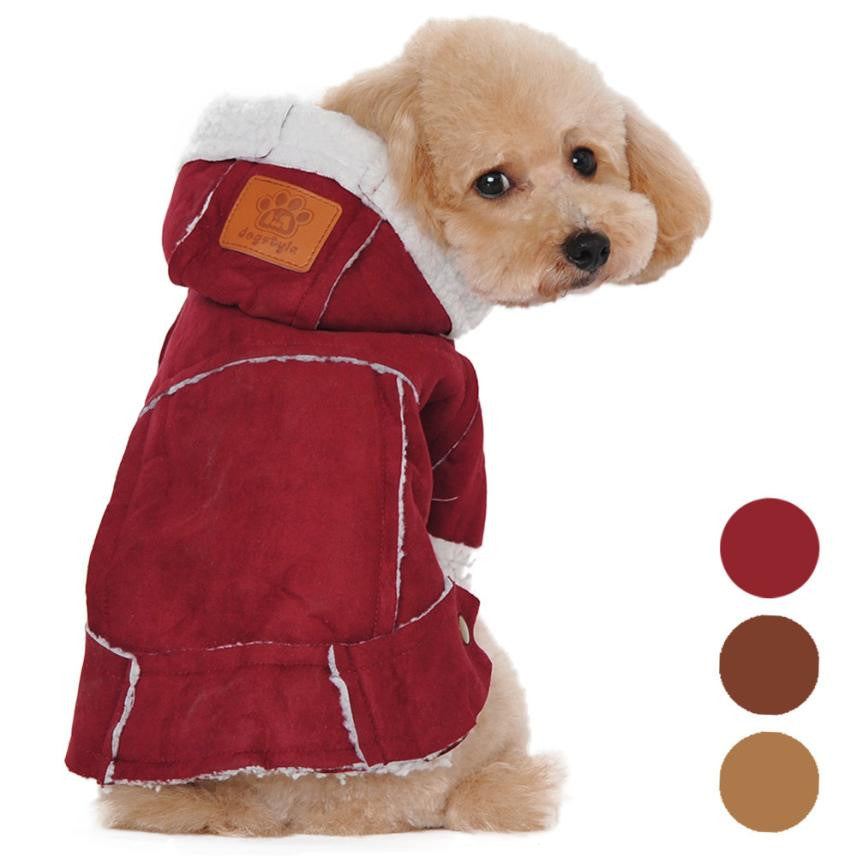 2015 New dog fashion clothes pet winter Warm Cotton Blend jackets for Small dogs Pet products for dogs pet shop roupa Y5