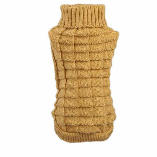 pet dog clothes winter chihuahua puppy dog coat Pet Winter Woolen Sweater Knitwear clothing for dog roupas para cachorro