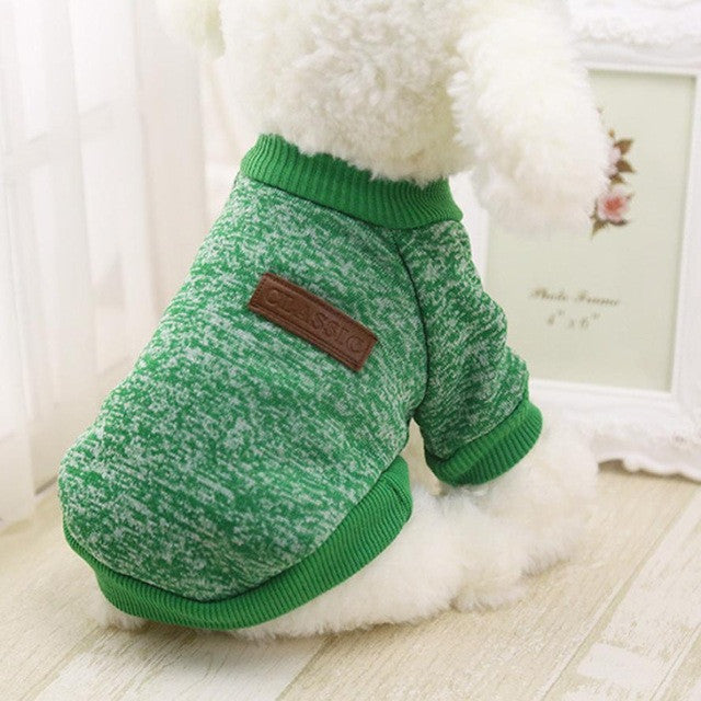 Hot Sale Pet dog clothes for small dogs winter warm coat sweater puppy chihuahua cheap clothing for dog roupa para cachorro