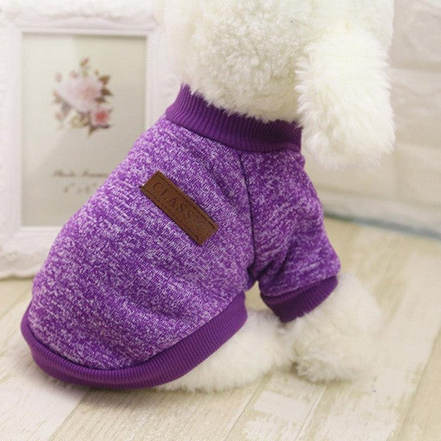 Hot Sale Pet dog clothes for small dogs winter warm coat sweater puppy chihuahua cheap clothing for dog roupa para cachorro