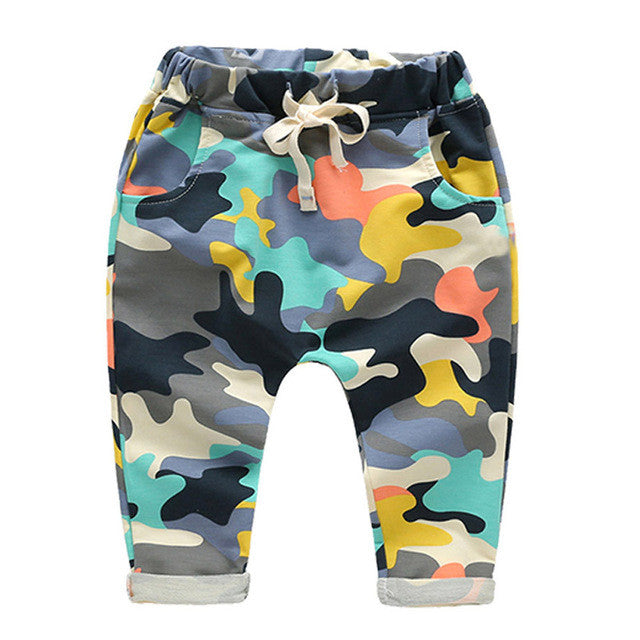 Toddler Kids Girls boys pants  Camouflage Print Baby Girls Boys Baby Harem Pants drop shipping