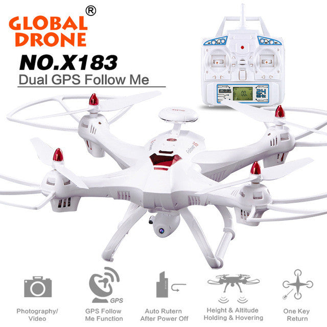 RC Drone toy Global Drone X183 With 5GHz WiFi FPV 1080P Camera GPS Brushless Quadcopter Kids toy drop shipping