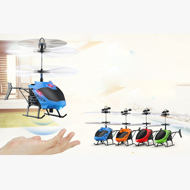 RC drone Flying Mini RC Infraed Induction Helicopter Aircraft Flashing Light Toys Kids drop shipping Helicopter toy drop ship