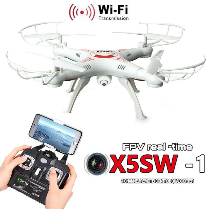 X5SW-1 6-Axis Gyro 2.4G 4CH Real-time Images Return RC FPV Quadcopter drone wifi with HD Camera One-press Return Helicopter