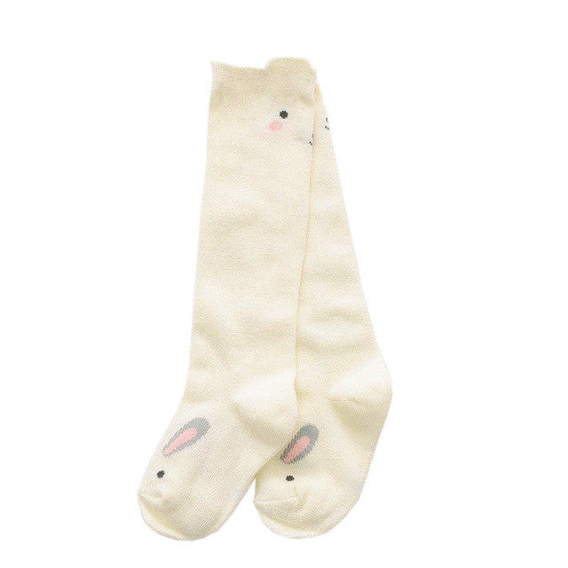 1-3 year Baby kids socks long Cute Lovely Cartoon Animal Zoo Socks Baby Girls Boys Cotton Warm Soft Sox drop ship