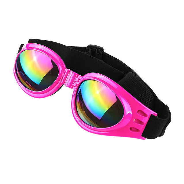 ABEDOE Foldable Pet Dog UV Sunglasses Dog pet glasses Pet Eye wear Waterproof Dog Protection Goggles Blue Pink Color Loss Sale