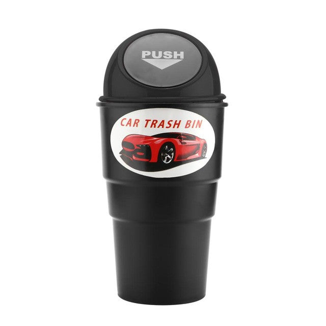 car garbage can Car Trash Can Garbage Dust Case Holder Bin