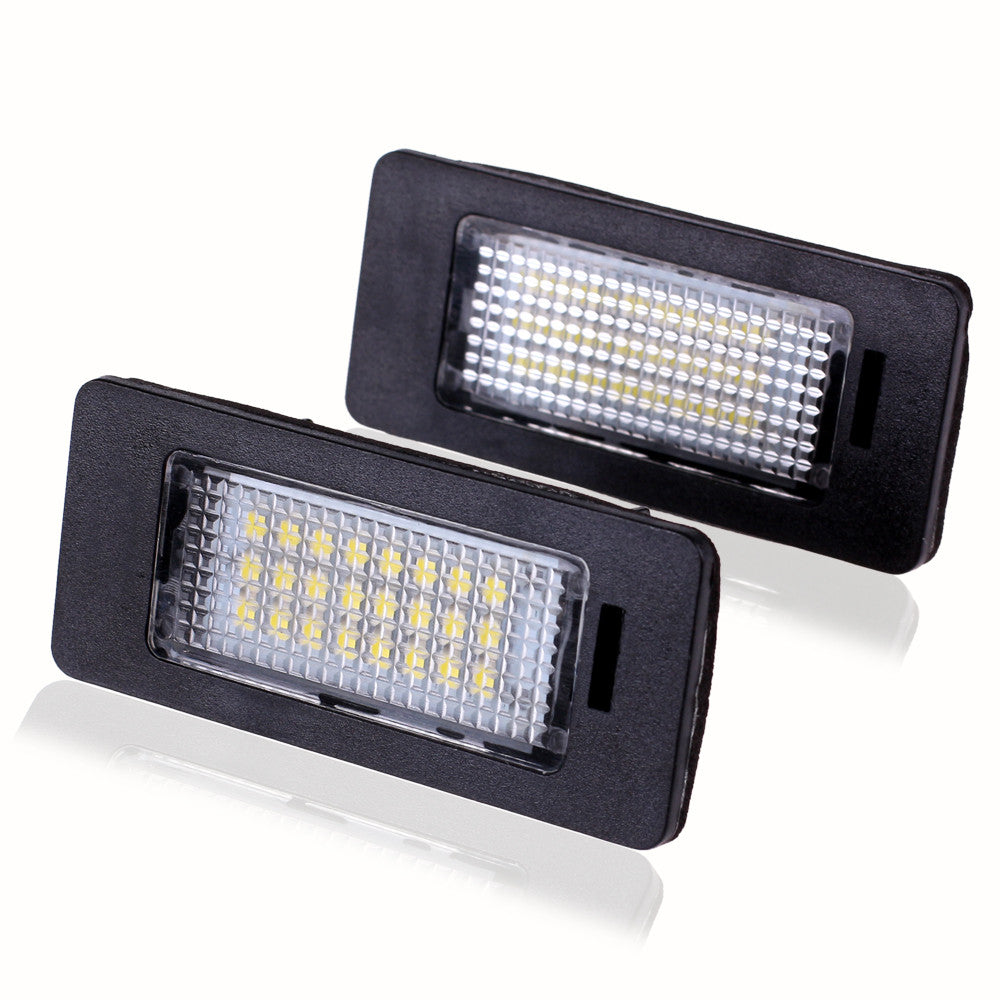 2 PCS LED License Plate Light No Error Lamp SMD3528 for BMW E82/E88/E90/E92/E93/E39/E60/E70