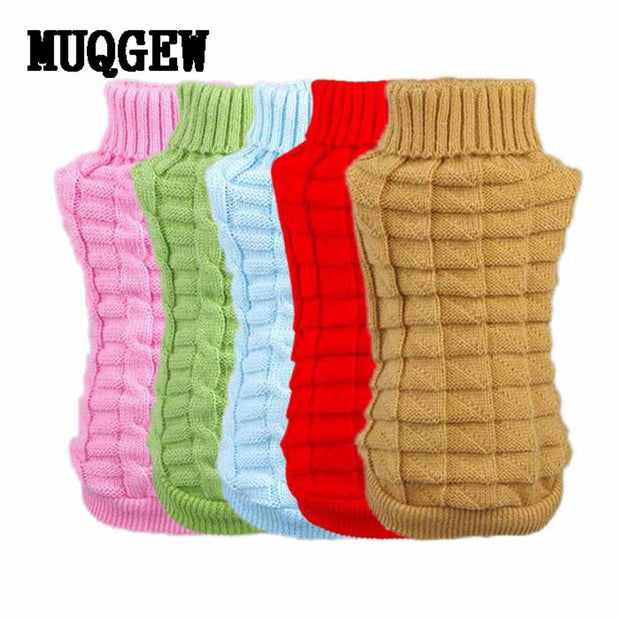 pet dog clothes winter chihuahua puppy dog coat Pet Winter Woolen Sweater Knitwear clothing for dog roupas para cachorro