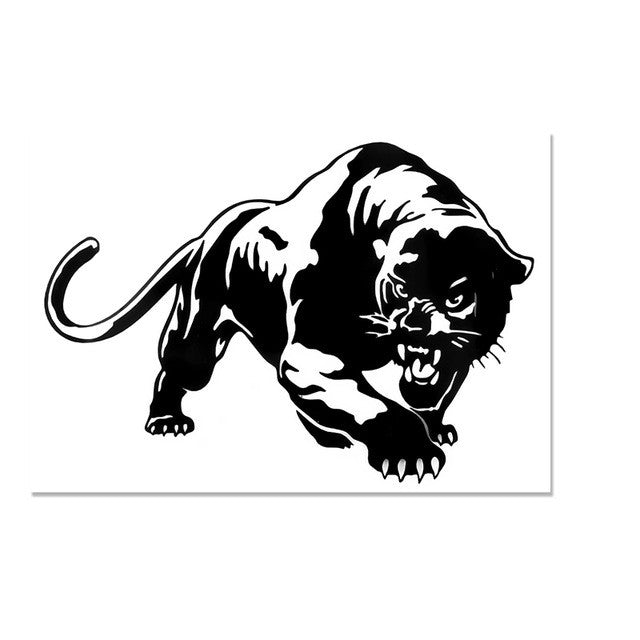 Vingtank 19.5*13.8cm Cool Tiger Car Sticker Decals Window Wall Sticker Decal Car Stickers Decal Car Sticke