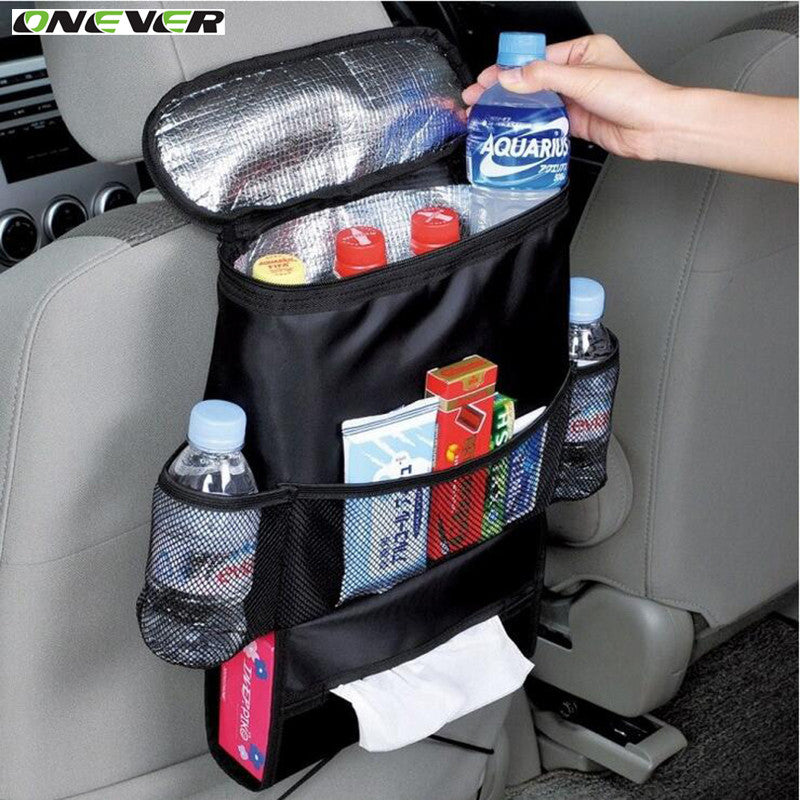 Onever Car Covers Seat Organizer Bag Multi-function Storage Container Basket  Travel Camping Outdoor Car Hanging Storage Pouch