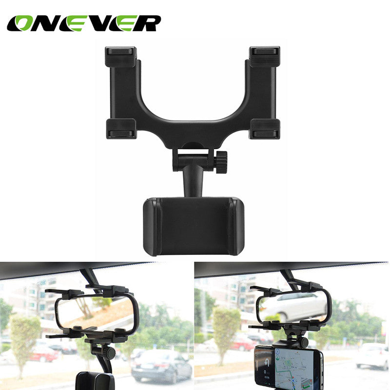 Universal Car Rearview Mirror Mount Phone Holder Phone Holder Stands for most phone 360 Degrees