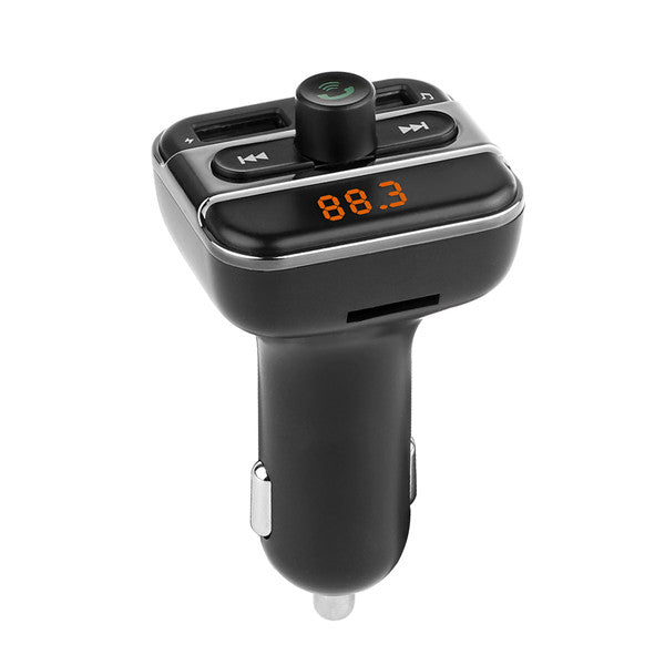 Bluetooth Car Kits MP3 Player With TF Card Slot 3.4A Dual USB Port Car Chargers FM Transmitters Handsfree Phone Calling