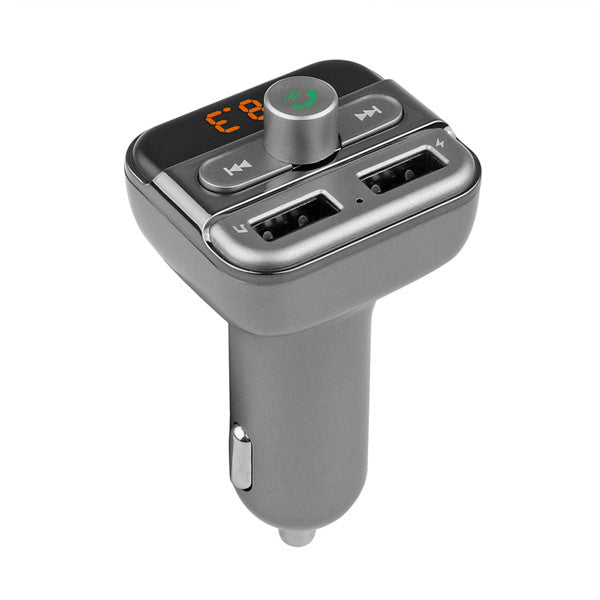 Bluetooth Car Kits MP3 Player With TF Card Slot 3.4A Dual USB Port Car Chargers FM Transmitters Handsfree Phone Calling