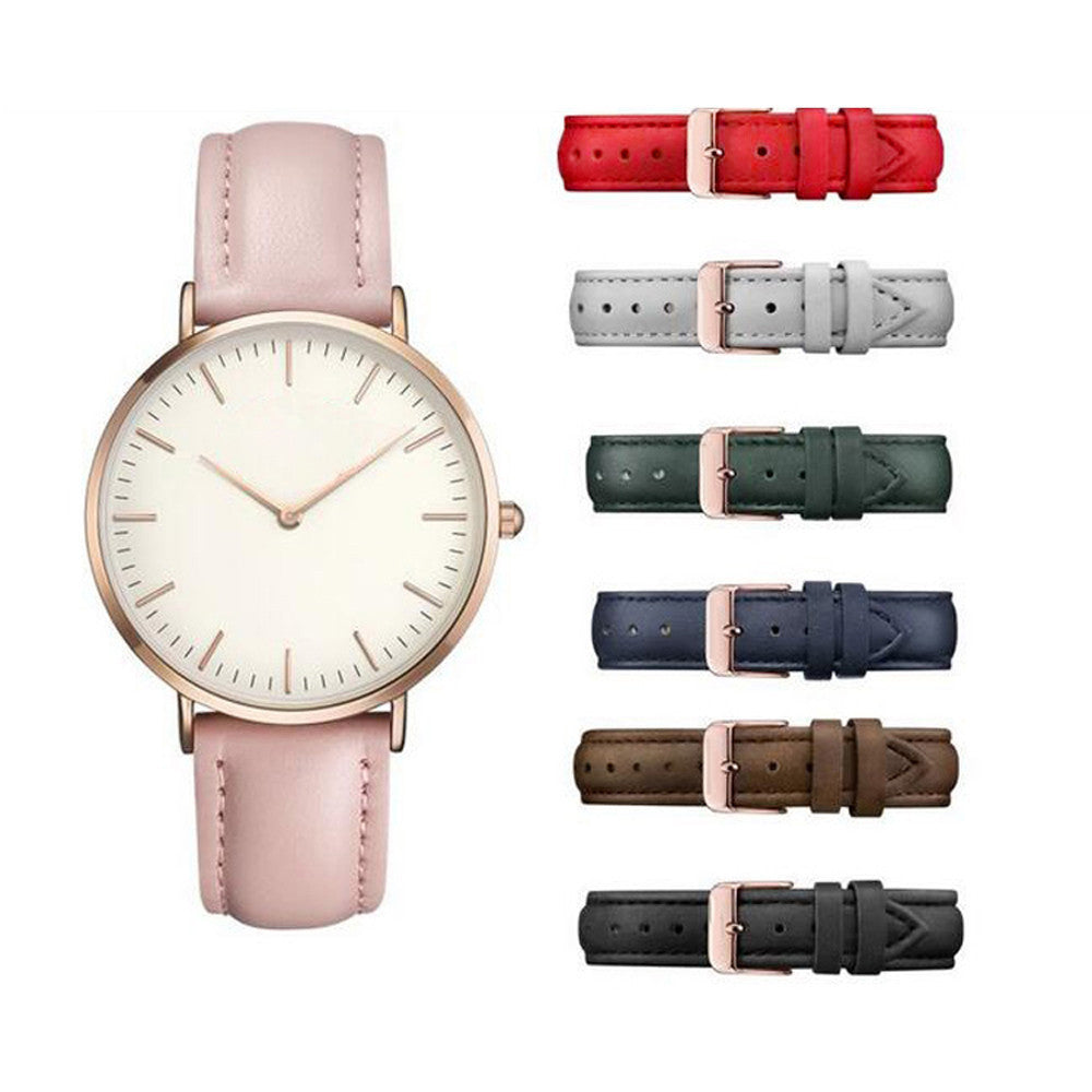 Fashion lovers Watch 2017 Women Men Casual Simple Quartz Analog Watch relogio feminino 7 Colors Wristwatches Drop Shipping