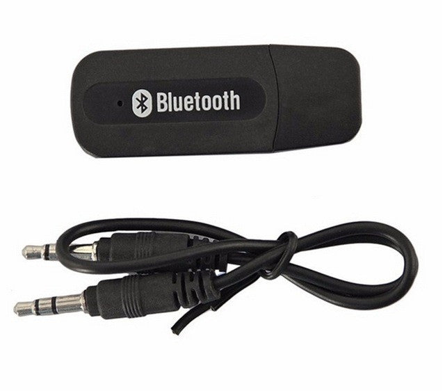 USB Car Bluetooth Adapter Audio Music Receiver Dongle 3.5mm Port Auto AUX Streaming A2DP Kit for Speaker Phone Headphone