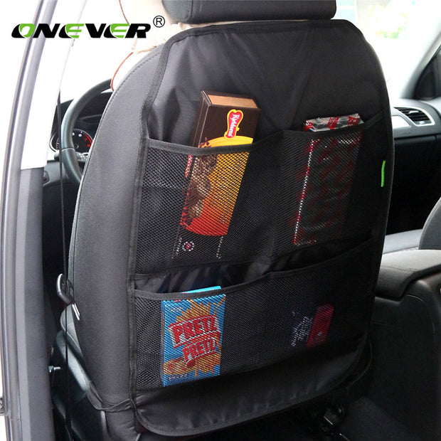 Onever Car Seat Back Storage Bag Folding Portable Organizer Multi Pocket Travel Box Holder Hanger Travel Storage Box Net Pocket