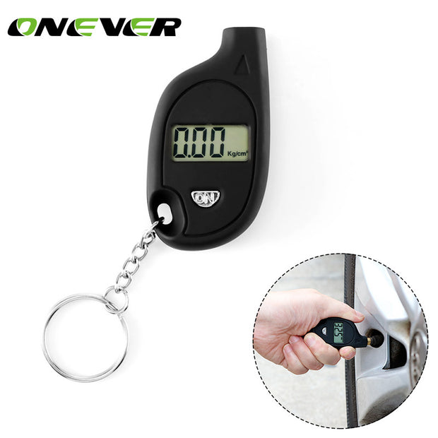 Onever  Mini Digital Tire Pressure Gauge 150 PSI Tester Toolfor Truck Auto Vehicle Car PSI/BAR/KPa/KG/cm2