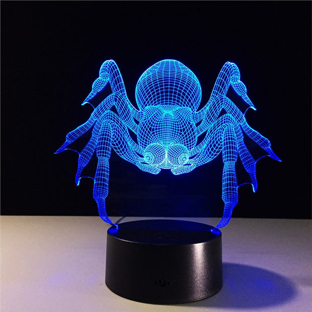 3D LED Night Lamp Visualization Illusion 7 Color Change Touch Button Switch and Remote Control USB Powered Amazing Art Optical Unique Lighting Effects Desk Table Night Light for Bedroom Home Decor