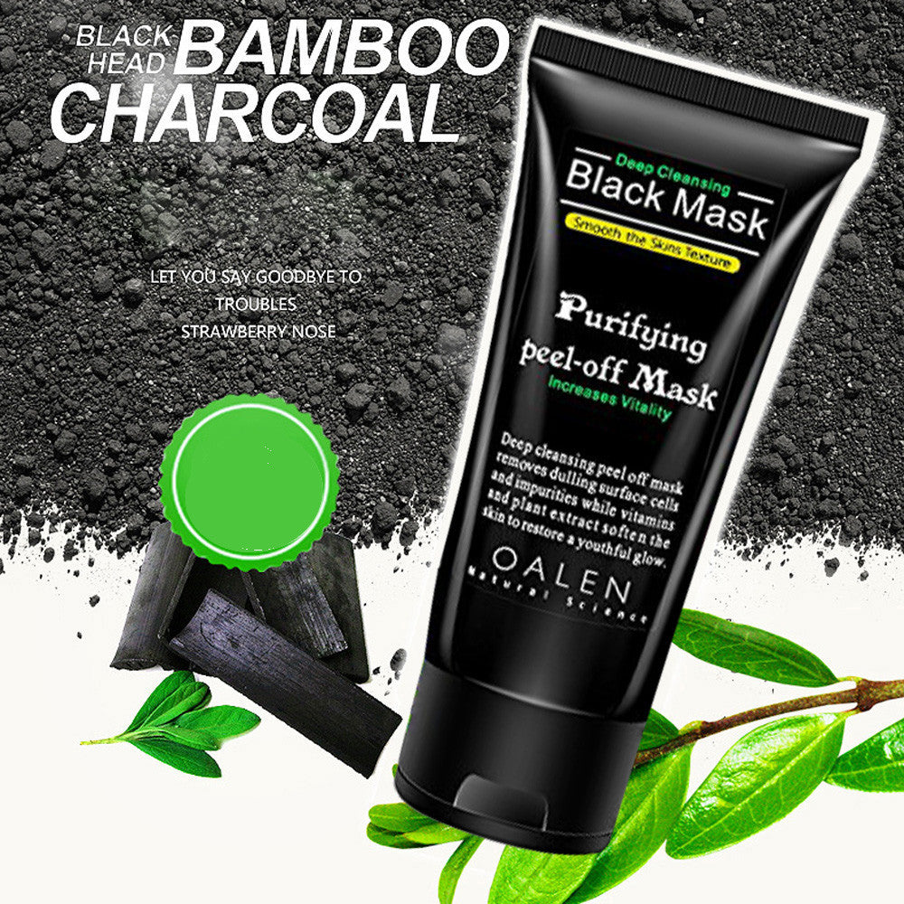 Blackhead Remover Skin Deep Clean Purifying Bamboo Charcoal Black Mud Face Mask