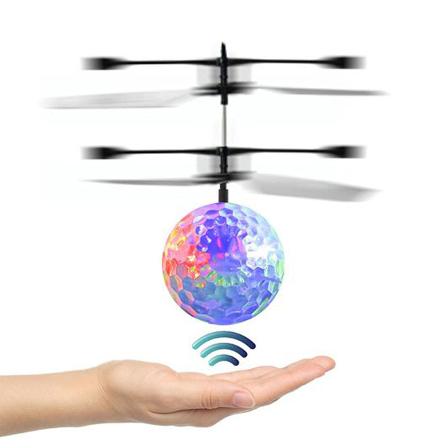 RC Flying Ball Drone Helicopter Ball Built-in Shinning LED Lighting for Kids Toy