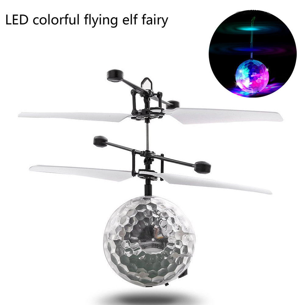 RC Flying Ball Drone Helicopter Ball Built-in Shinning LED Lighting for Kids Toy