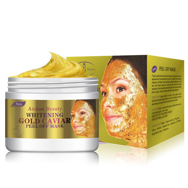 24K Gold Collagen Peel Off Facial Mask Face Skin Moisturizing Firming Anti Aging